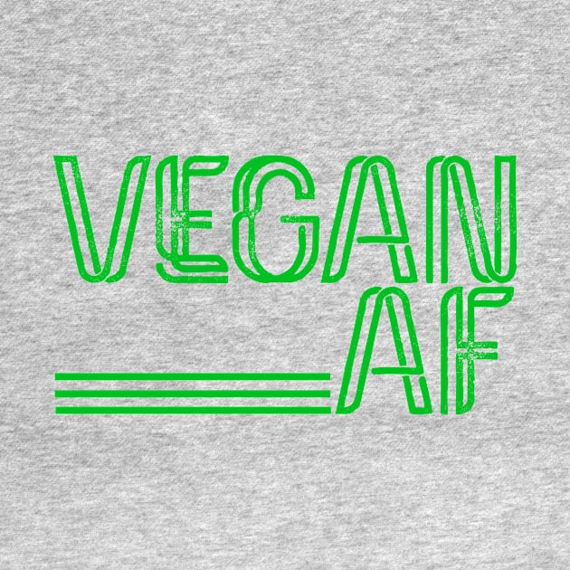 Vegan AF, Funny Vegan Christmas Gifts 2023 by KindWanderer